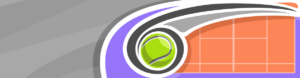 Header Tennis violeter Akzent