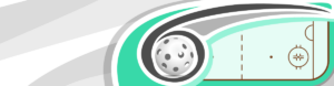 Header Floorball in Teal